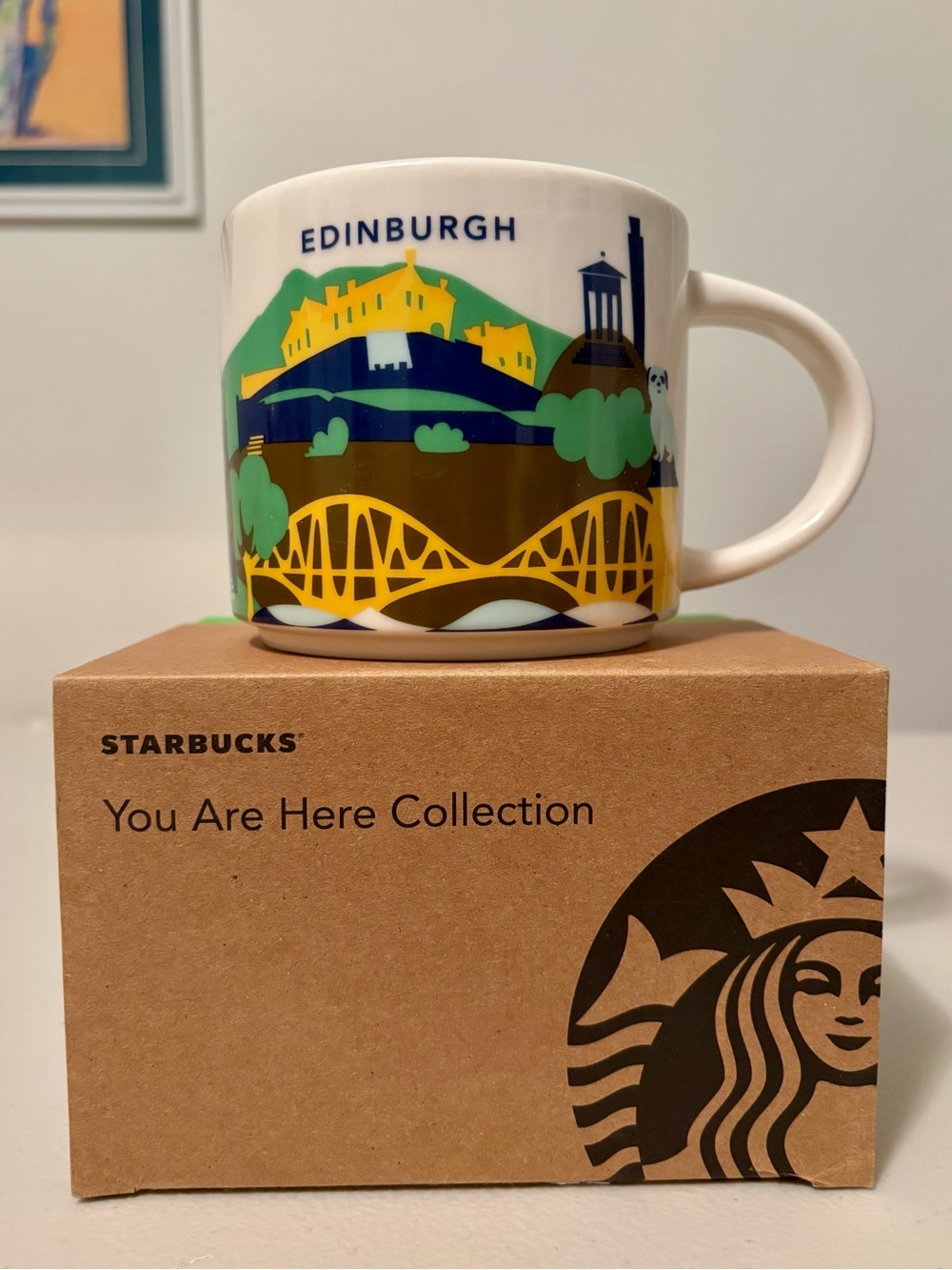 Starbucks You Are Here Edinburgh Scotland 14 Fl Oz Ceramic Coffee Mug